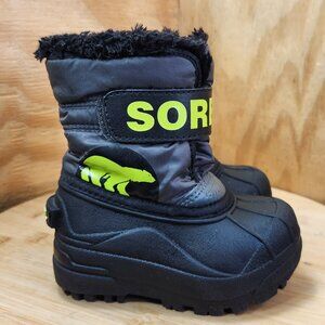 Sorel Kids Baby Boys Snow Commander Waterproof insulated Boots Size 7